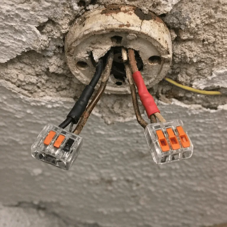 Lichtauslass reparieren an poröser Decke