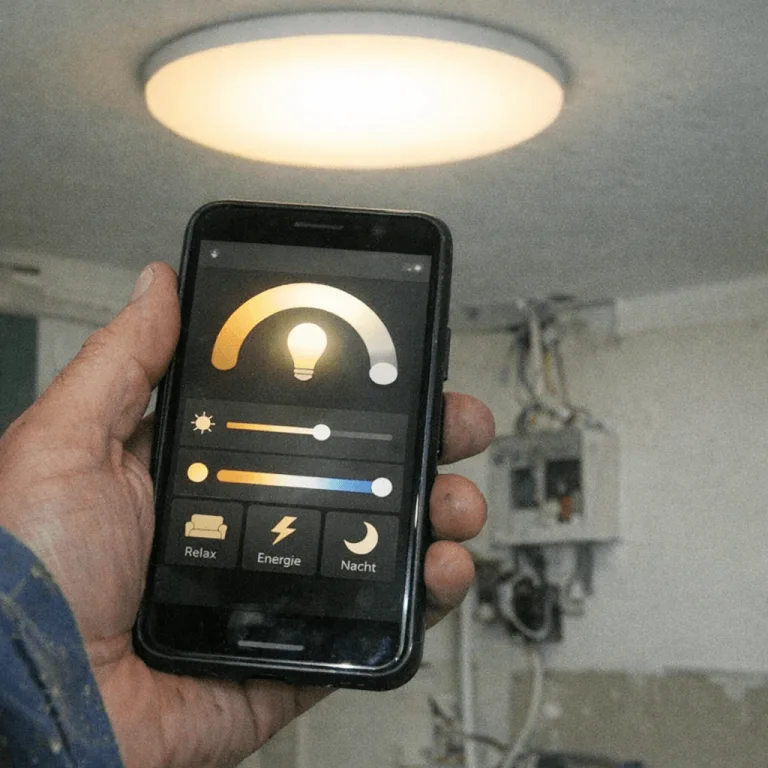 Smart Home Beleuchtung per App steuerbar gemacht